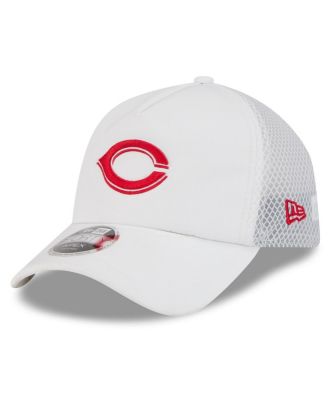 New Era - Men's White Cincinnati Reds 2026 Batting Practice Apex 9FORTY Adjustable Trucker Hat