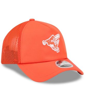 Men's Orange Baltimore Orioles 2026 Batting Practice Alternate Apex 9FORTY Adjustable Hat