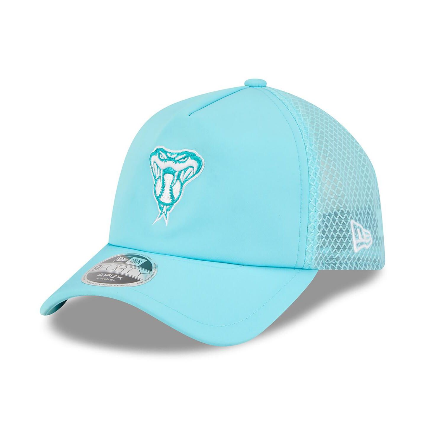 Мужская кепка New Era Teal Arizona Diamondbacks 2026 Batting Practice Alternate Apex 9FORTY Adjustable Hat — фото 1