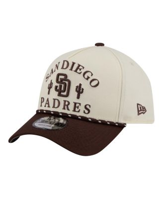 Men's Cream San Diego Padres 2026 Spring Training Fan Pack Rope A-Frame 9FORTY Adjustable Hat