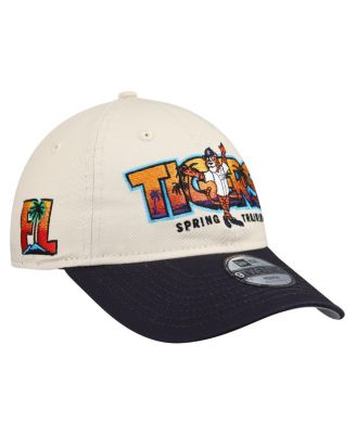 Big Boys and Girls Stone/Navy Detroit Tigers 2026 Spring Training Fan Pack Batter 9TWENTY Adjustable Hat
