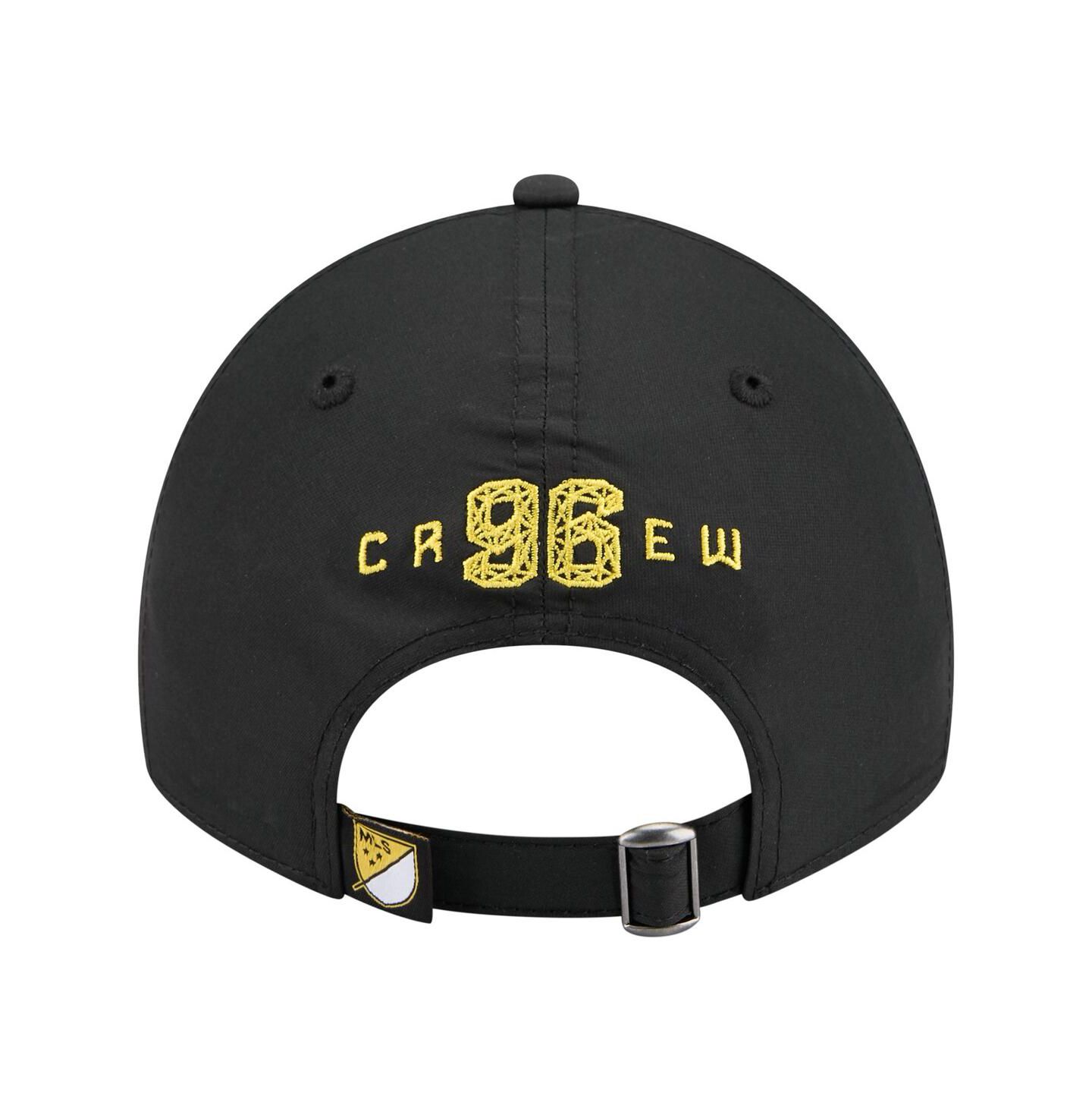 Мужские головные уборы New Era Black Columbus Crew 2026 Jersey Hook 9TWENTY Adjustable Hat — фото 4