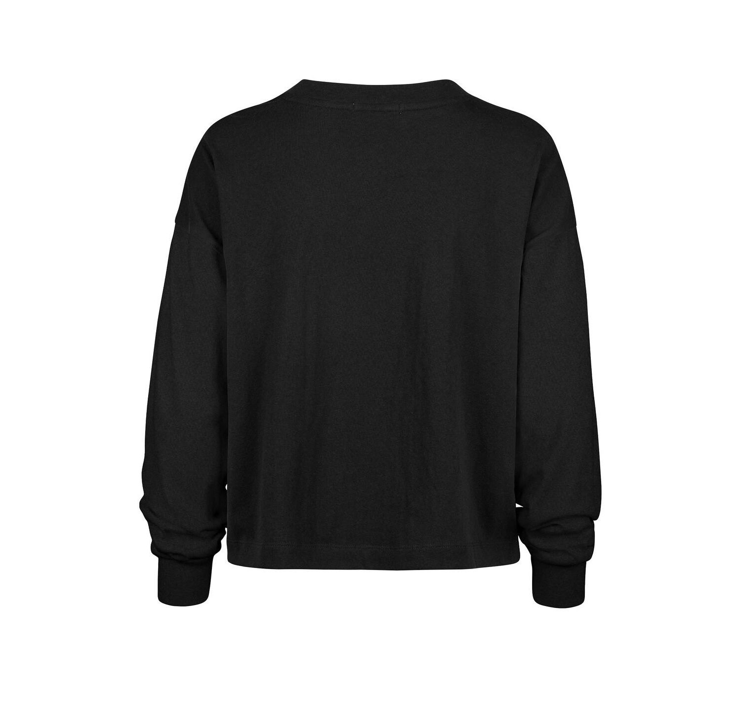 Women's Black Ohio State Buckeyes Stacked Sydney Long Sleeve T-Shirt