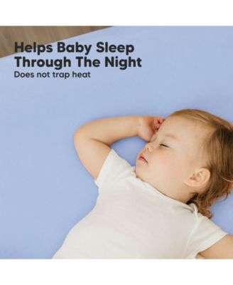 Mini Crib Sheets for Baby Girls, Boys, 2-Pack Soothe Pack and Play Sheets Fitted, Pack N Play Mattress Sheet