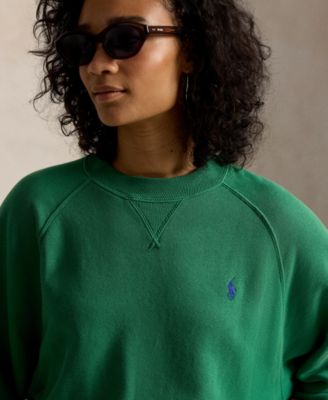 Women's Lightweight Fleece Crew Neck Sweatshirt