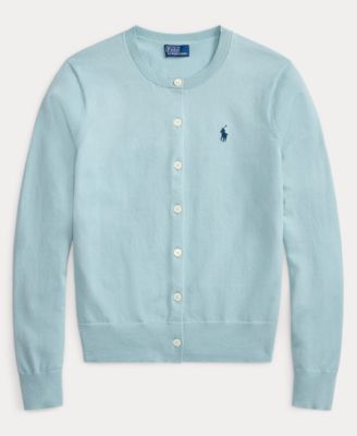 Women's Crewneck Button-Up Cardigan