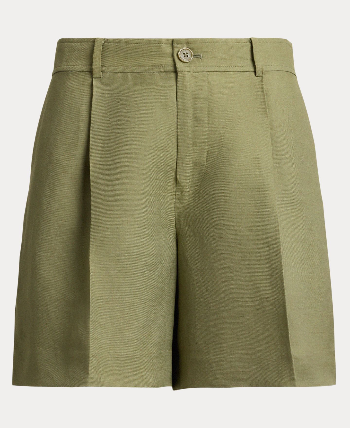 Женские шорты Lauren Ralph Lauren High-Rise Pleated Twill, цвет: Light Agave — фото 6
