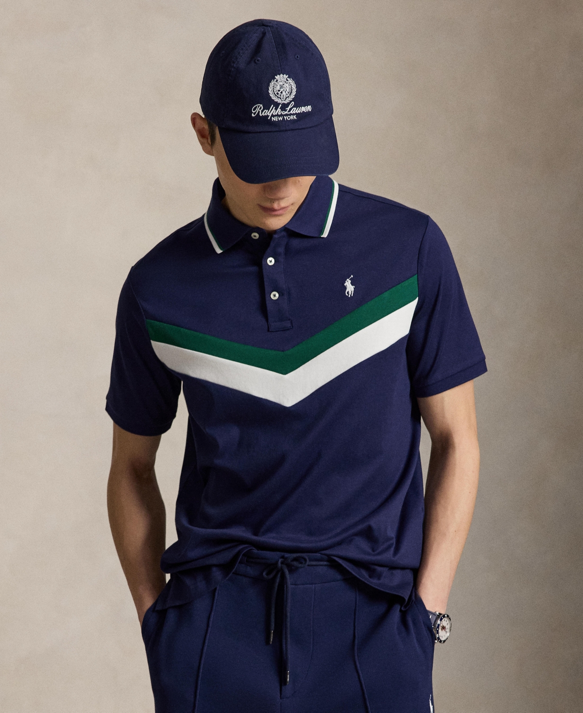 Polo Ralph Lauren Classic-Fit Soft Cotton Polo Shirt - Newport Navy