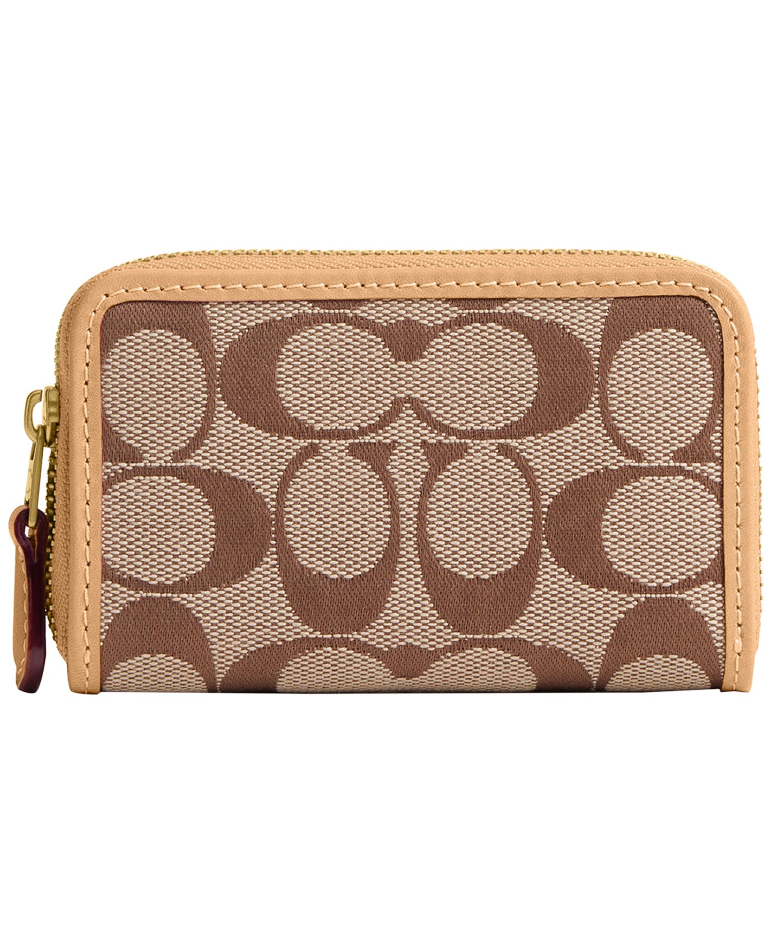 Essential Signature Jacquard Zip Around Wallet