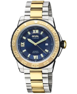 Men's Seacloud Swiss Automatic Two tone IPYG/SS Bracelet Watch