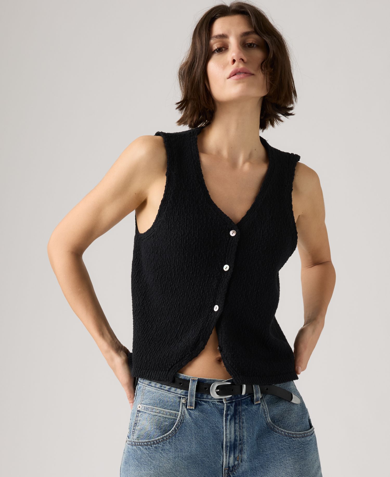 Premium Women's Sleeveless V-Neck Cotton Vest