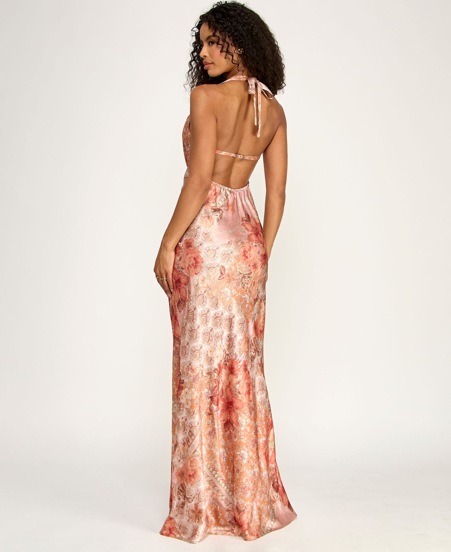 Women's Sleeveless V-Neck Long Dress