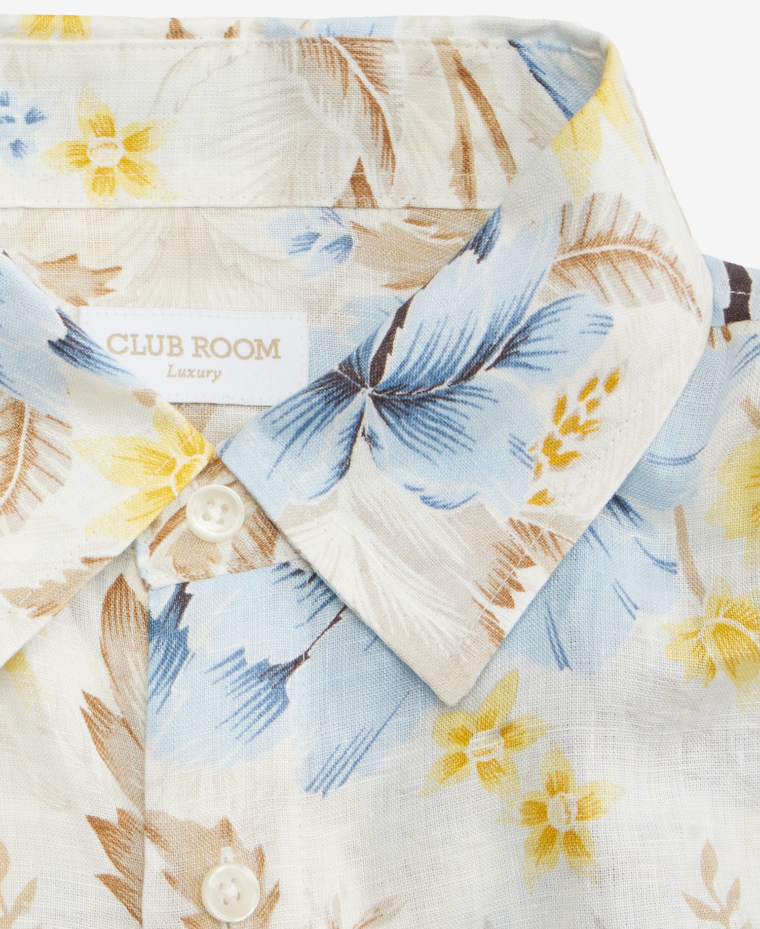Men's Long-Sleeve Resort Linen Shirt