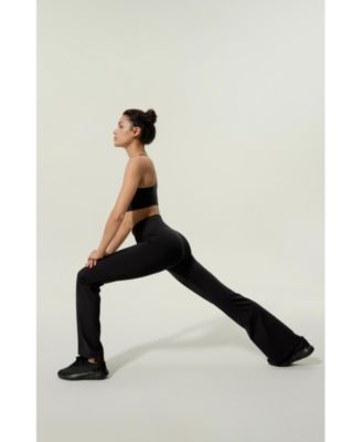 Women's Contour High Rise Flared Drape Flow Leggings