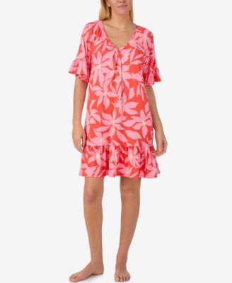 Women's V-Neck Short Nightgown
