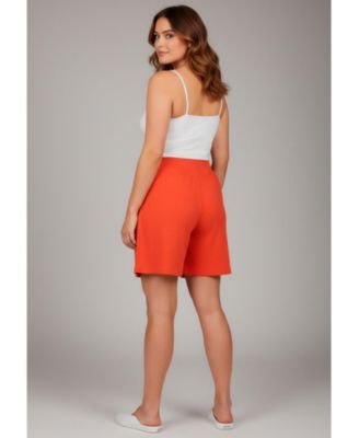 Women's Knit Gauze Smocked Shorts