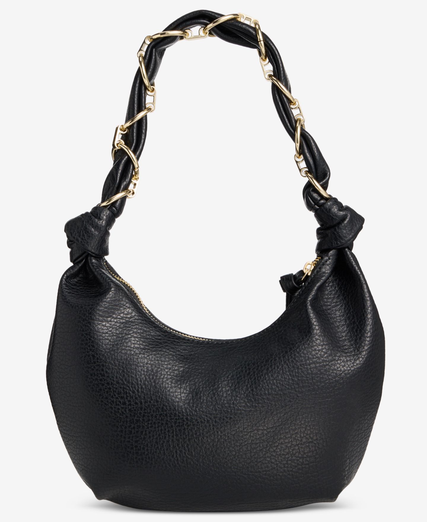 Женская сумка I.N.C. International Concepts Arrabella Crescent Shoulder Handbag, цвет: Чёрный — фото 2