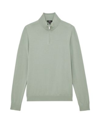 Men's Merino Wool Half-Zip Jumper Sweater