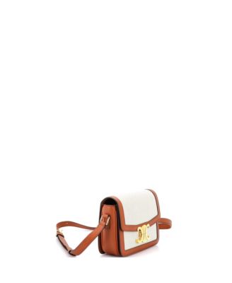 Teen Triomphe Shoulder Bag Canvas with Leather