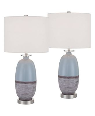 Stratos 26 1/4" High loud Ceramic Table Lamp Set of 2