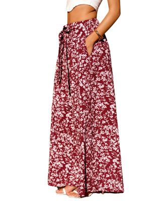 Women's Printed Wide Leg Pants