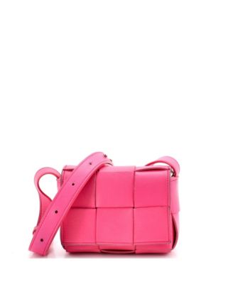 Candy Cassette Crossbody Bag Maxi Intrecciato Leather
