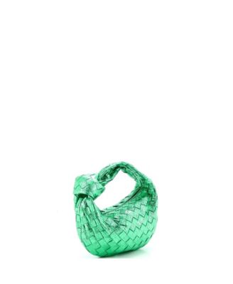 Mini BV Jodie Hobo Metallic Intrecciato Nappa