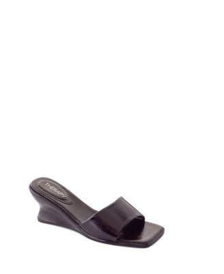 Women's Lafayette Square-Toe Wedge Slide Sandal