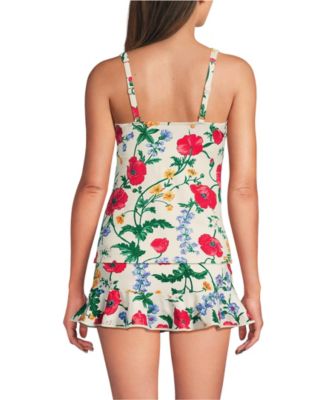 Petite Sweetheart Wrap Underwire Tankini Top