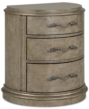 FURNITURE ZARINA DEMILUNE NIGHTSTAND, CREATED FOR MACY'S