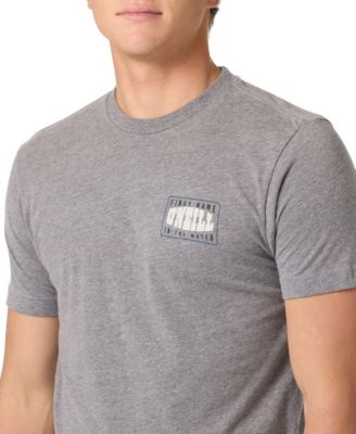 Men's Western Screen Print Detail Crewneck T-Shirt
