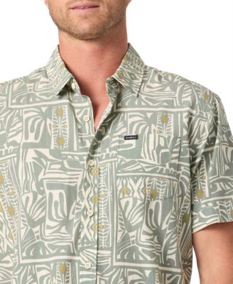Men's Oasis Standard Short-Sleeve Printed Woven Shirt