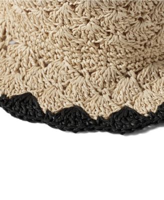 Women's Raffia Bucket Hat