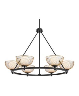  Icaron 33 1/2"W 6-Light Large Chandelier