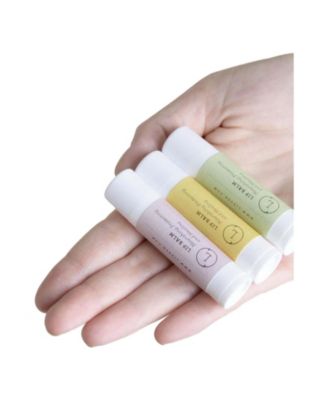 Lip Balm Set of 3 Natural Unscented