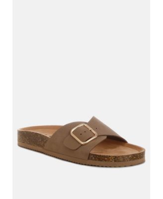 Women's Aranda Buckled Slide-On Sandals