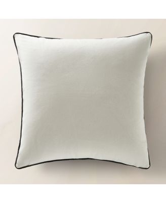 Demure Embroidered Pillow