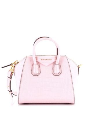 Mini Antigona Bag Embossed Leather