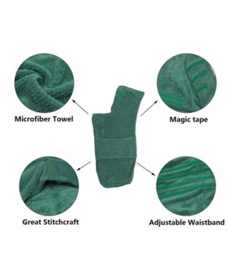 Aronkl Microfiber Super Absorbent Dog Drying Coat - Dark Green 55$