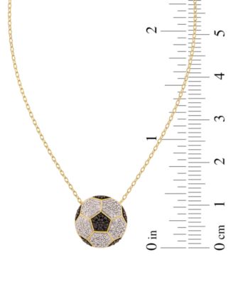 Diamond Pendant Necklace (1/3 ct. t.w.) in 10k Yellow Gold