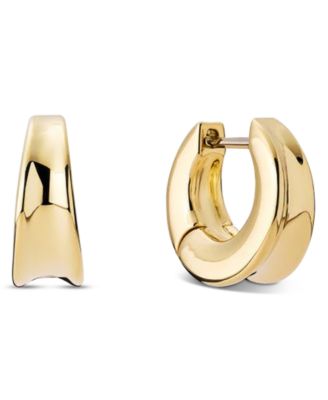 Wade Gold-Plated Mini Huggie Hoop Earrings