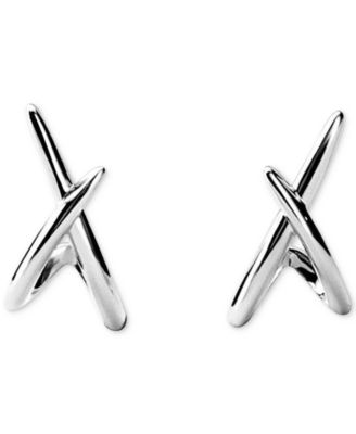 Ana Luisa Sloane Silver Stud Earrings - Silver 75$
