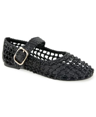 Women's Tessa Woven Mary Jane Ballet Flats