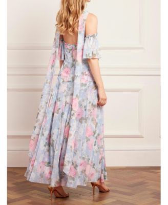 Women's Camille's Garden Halter Neck Ankle Gown