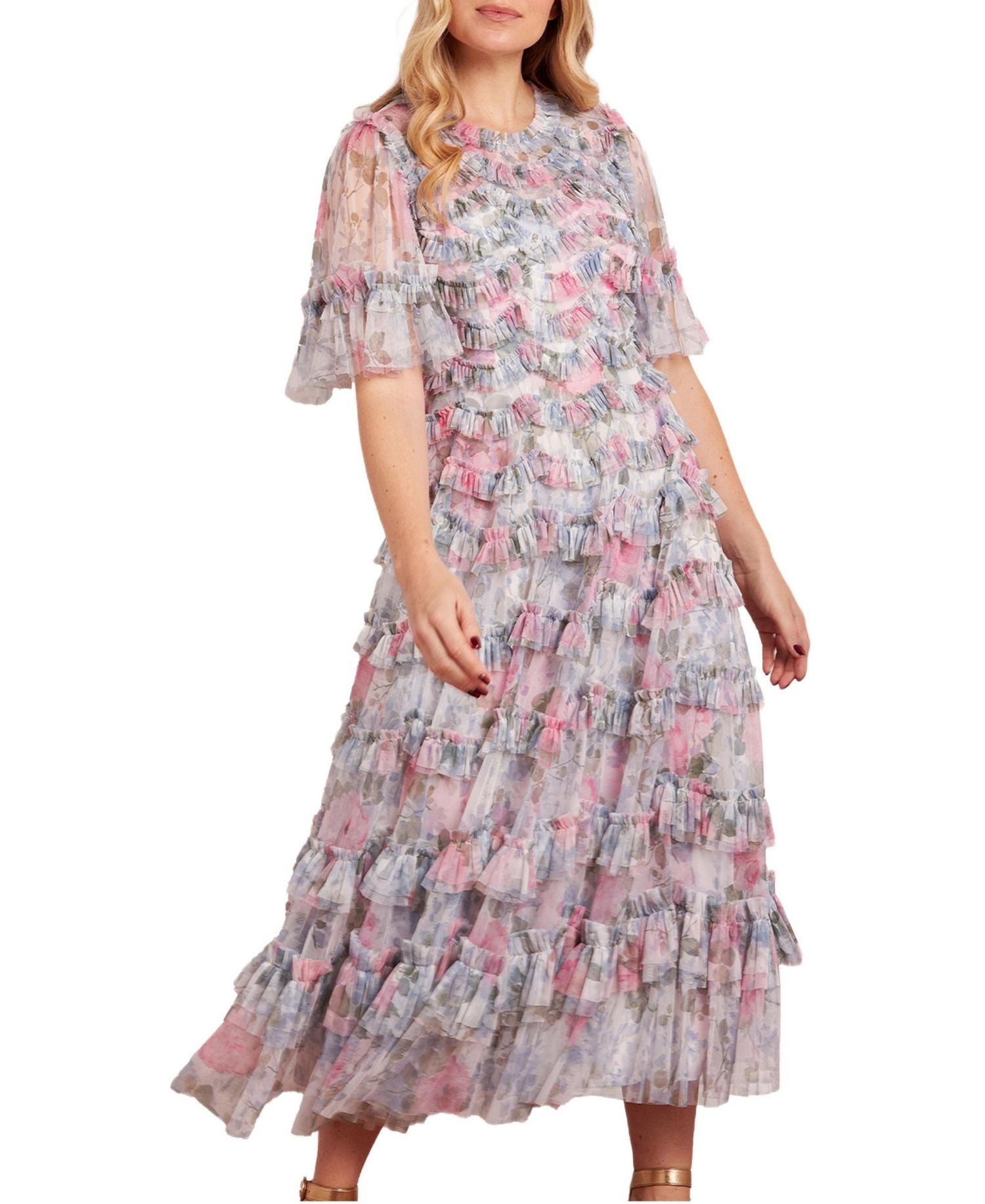 Women's Camille's Garden Round Neck Dress