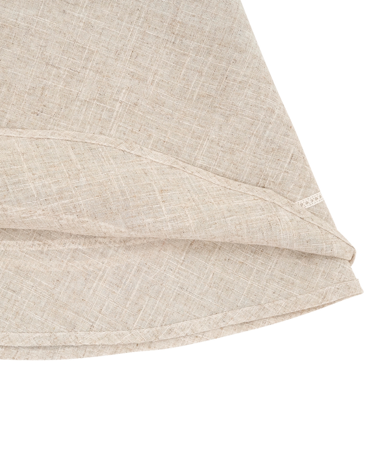 Saro Lifestyle Timeless Solid Linen Blend Tablecloth