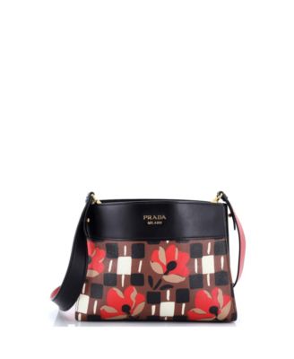 Small Bibliotheque Shoulder Bag Printed Leather