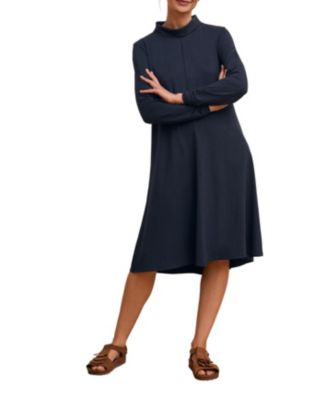 Women's Roll Neck Jersey Dress