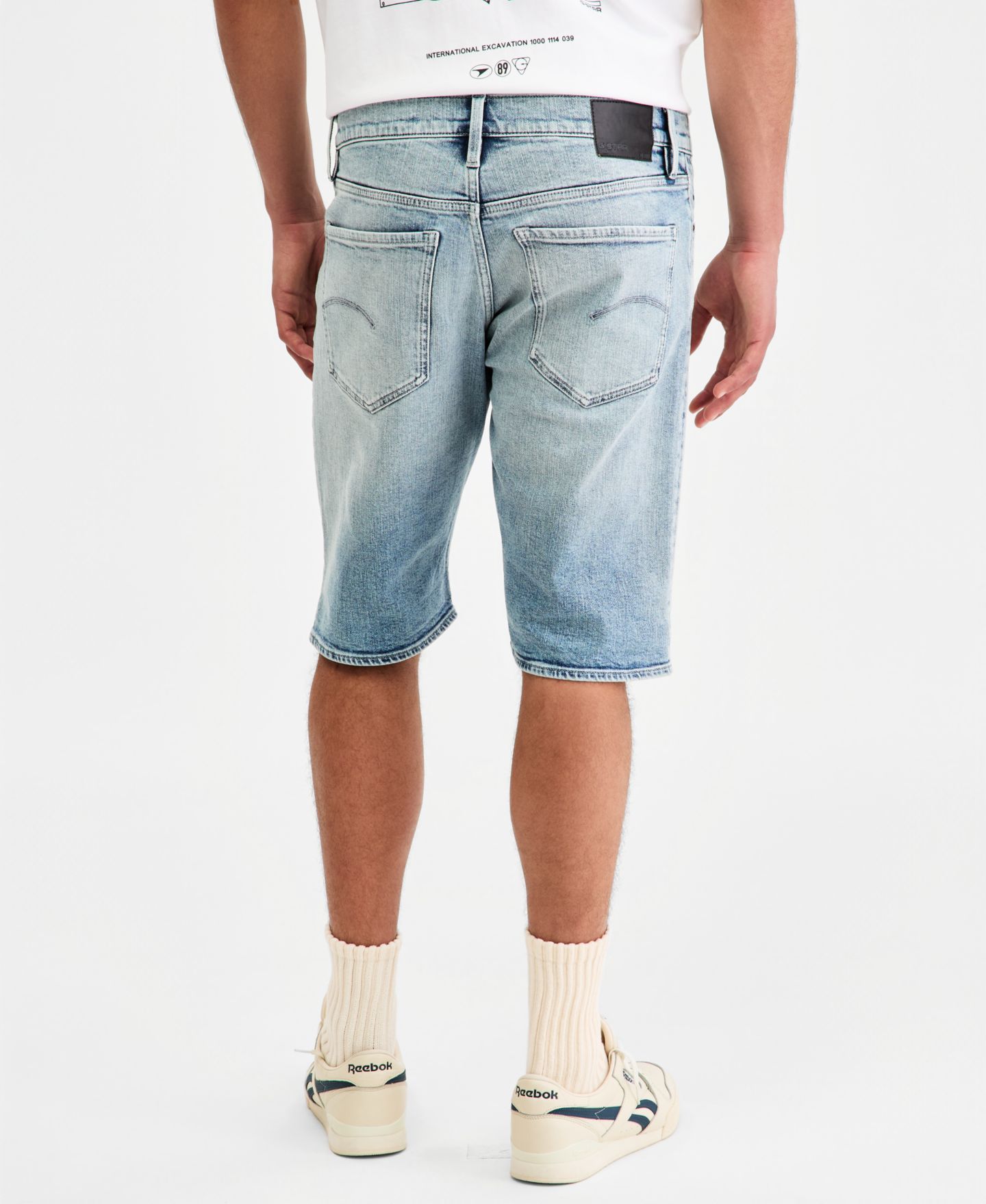 Мужские шорты G-Star Raw Mosa Denim Short, цвет: Винтажный синий — фото 4