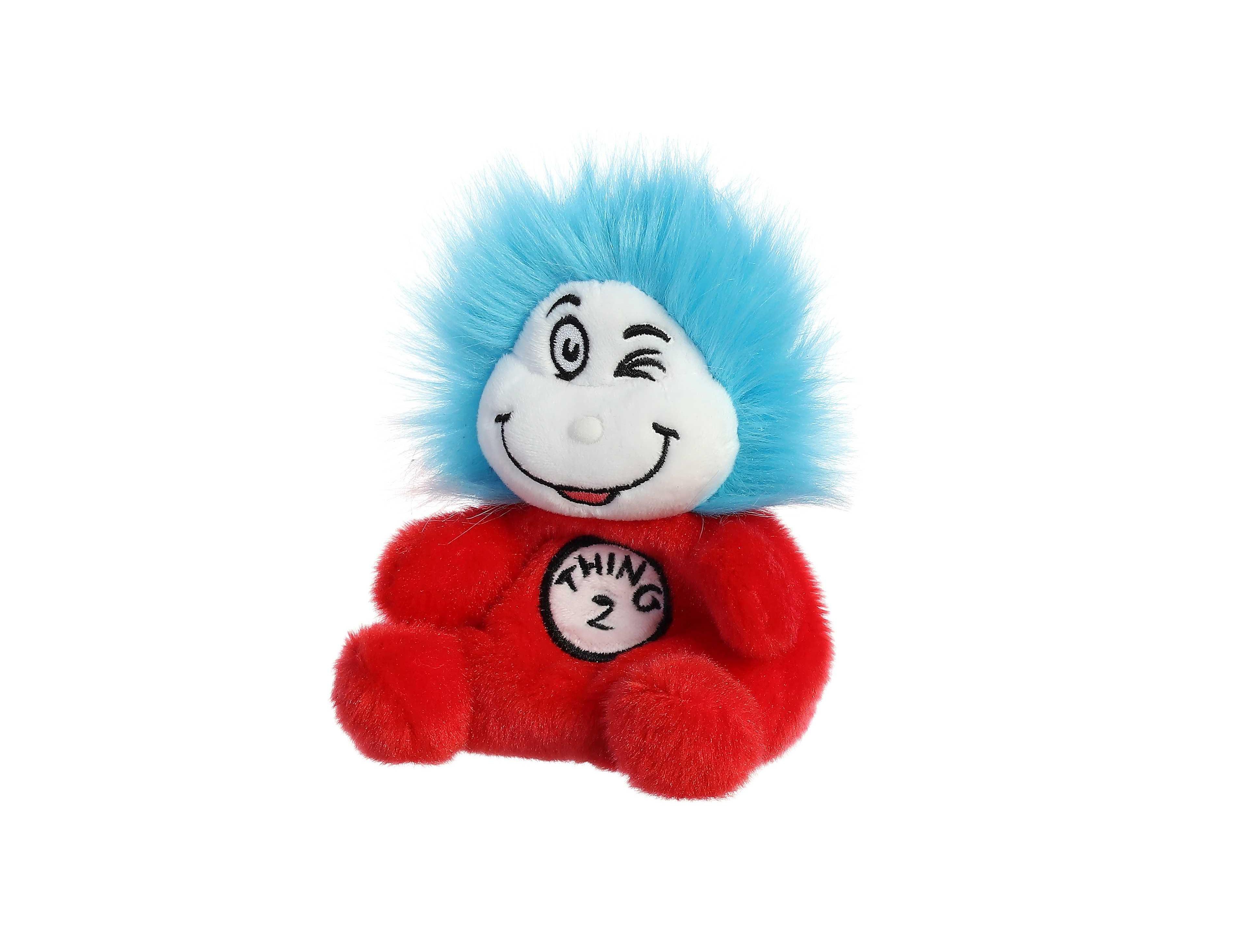 Aurora Mini Palm Pals Thing Two Dr. Seuss Whimsical Plush Toy 5"